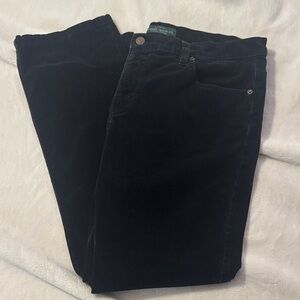 Lauren Ralph Lauren Black Corduroy Trousers